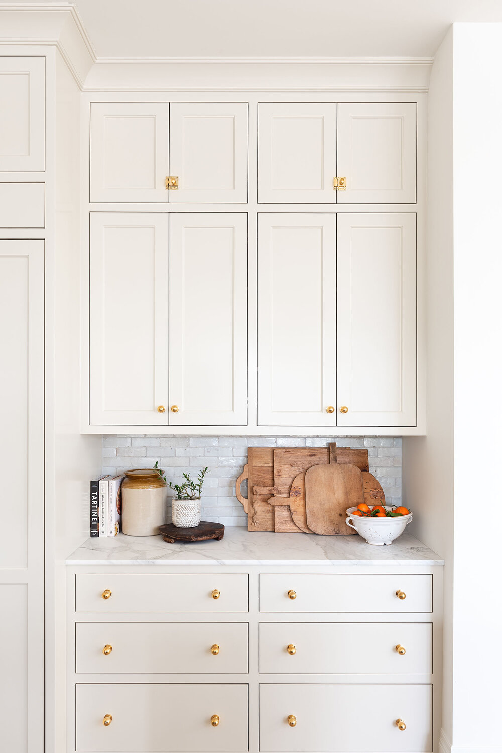 mcgee white kitchen cabinets