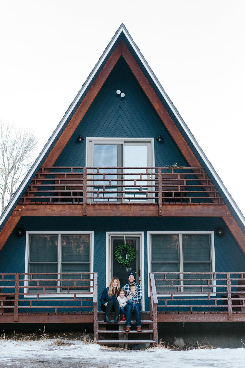 The McGee’s at A-Frame Haus.