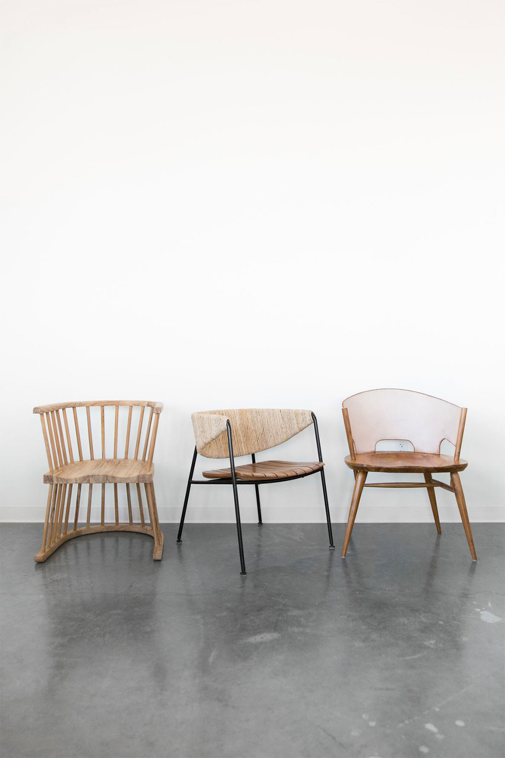 Beautiful natural sculptural chairs from McGee & Co. | mcgeeandco.com