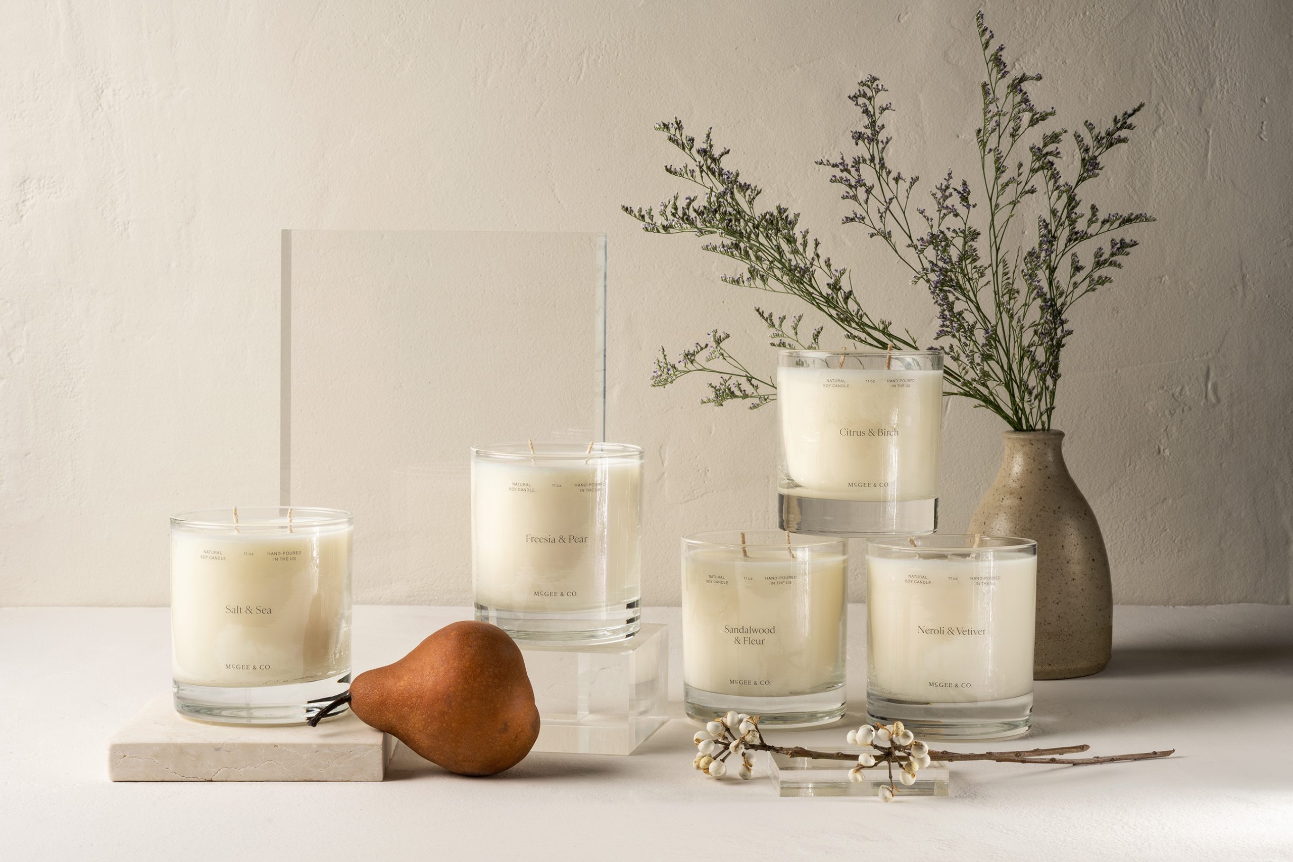 mcgee and co. essential candle collection