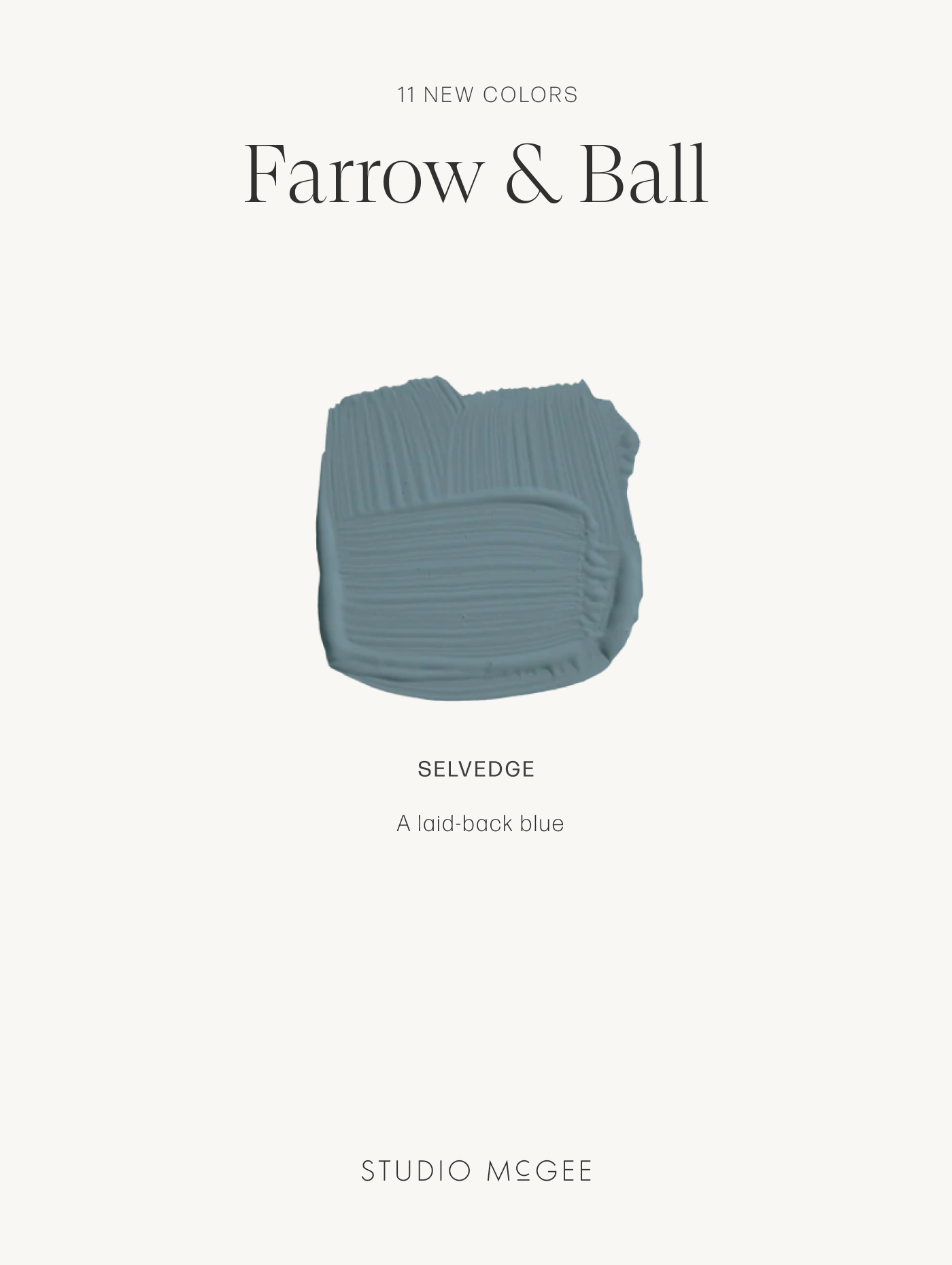 farrow & ball Selvedge