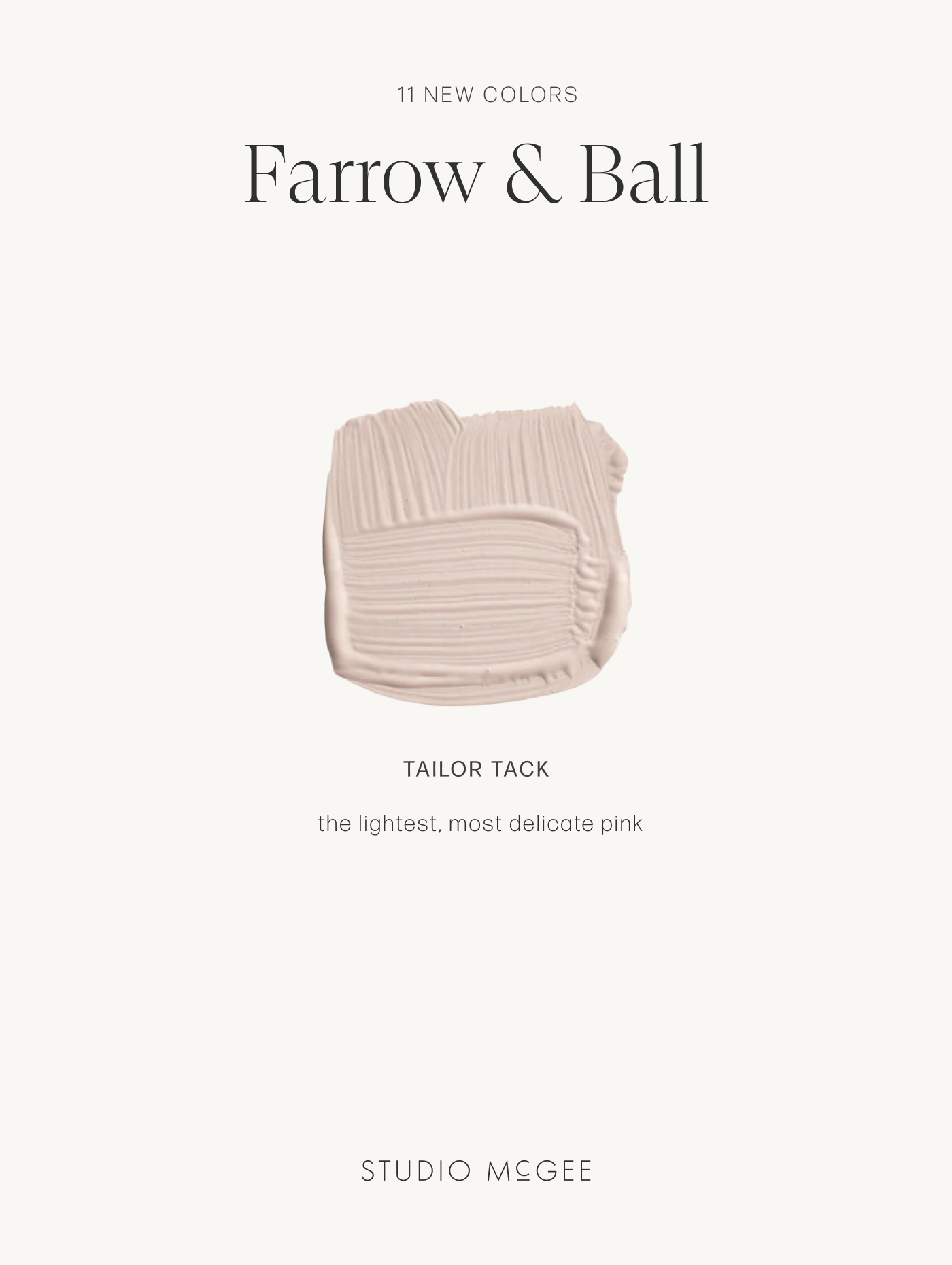Farrow & Ball tailor tack
