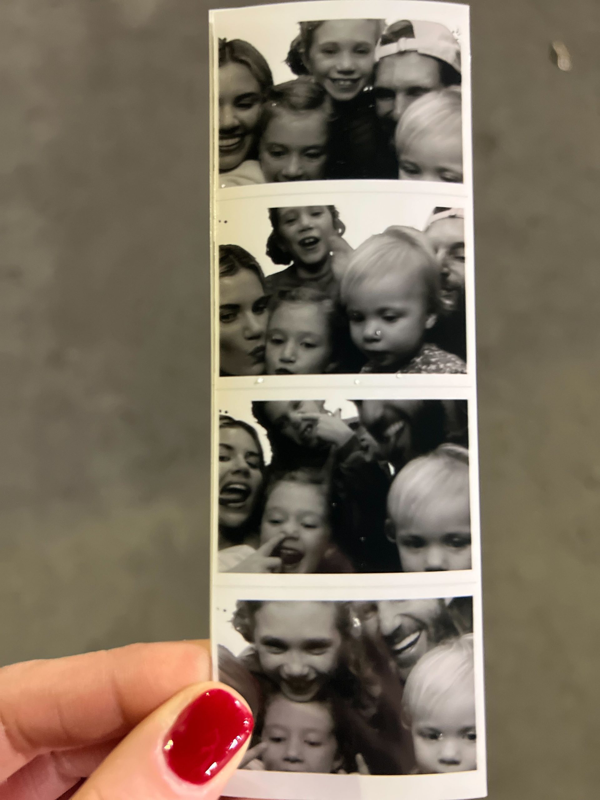 McGee family photo booth picture